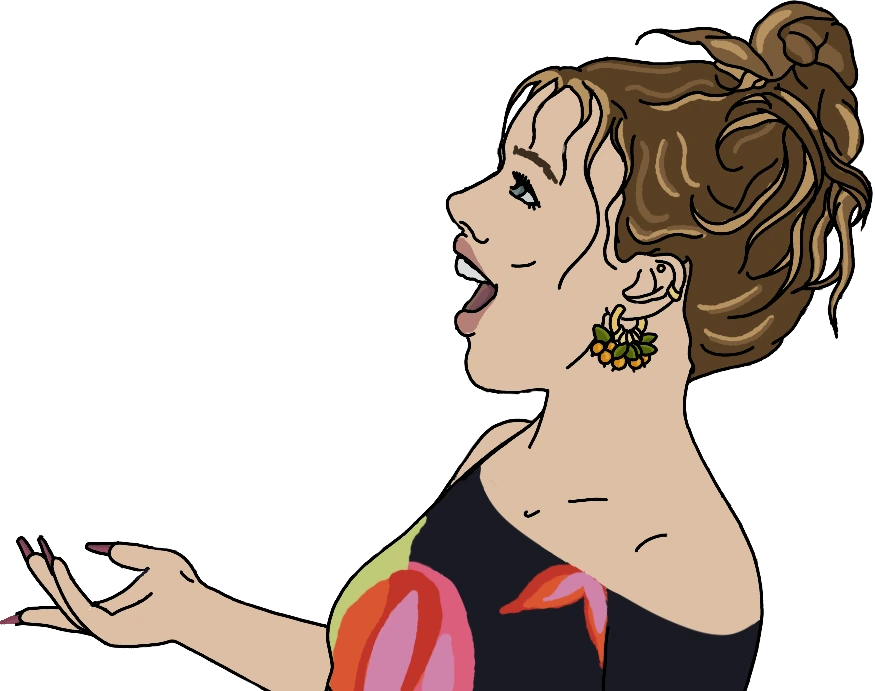 Illustrated portrait of Afiya Paice