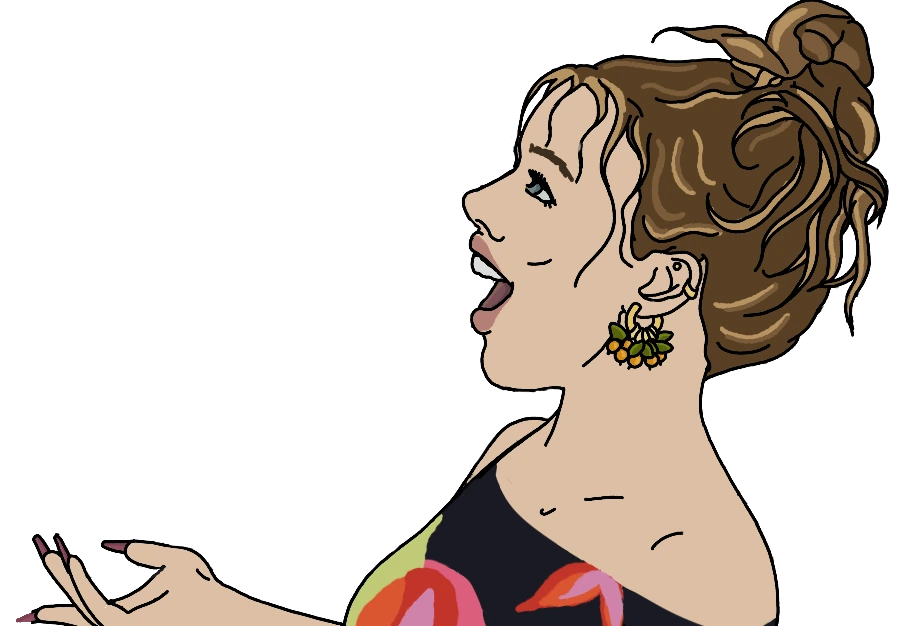 Illustrated portrait of Afiya Paice